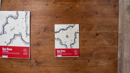 Grid Paper: Goblin Cave Size (6 x 8 inch)