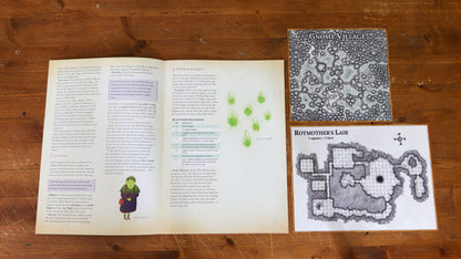 An overview of the map handouts that are included in Rotmother's Rhyme.
