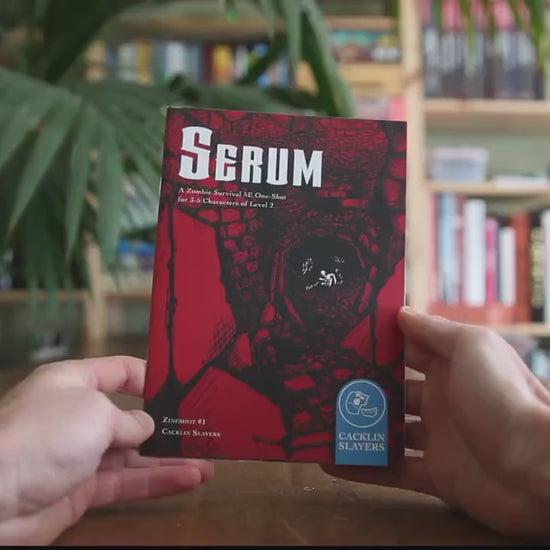 A video showing every page of the physical zine-version of Serum.