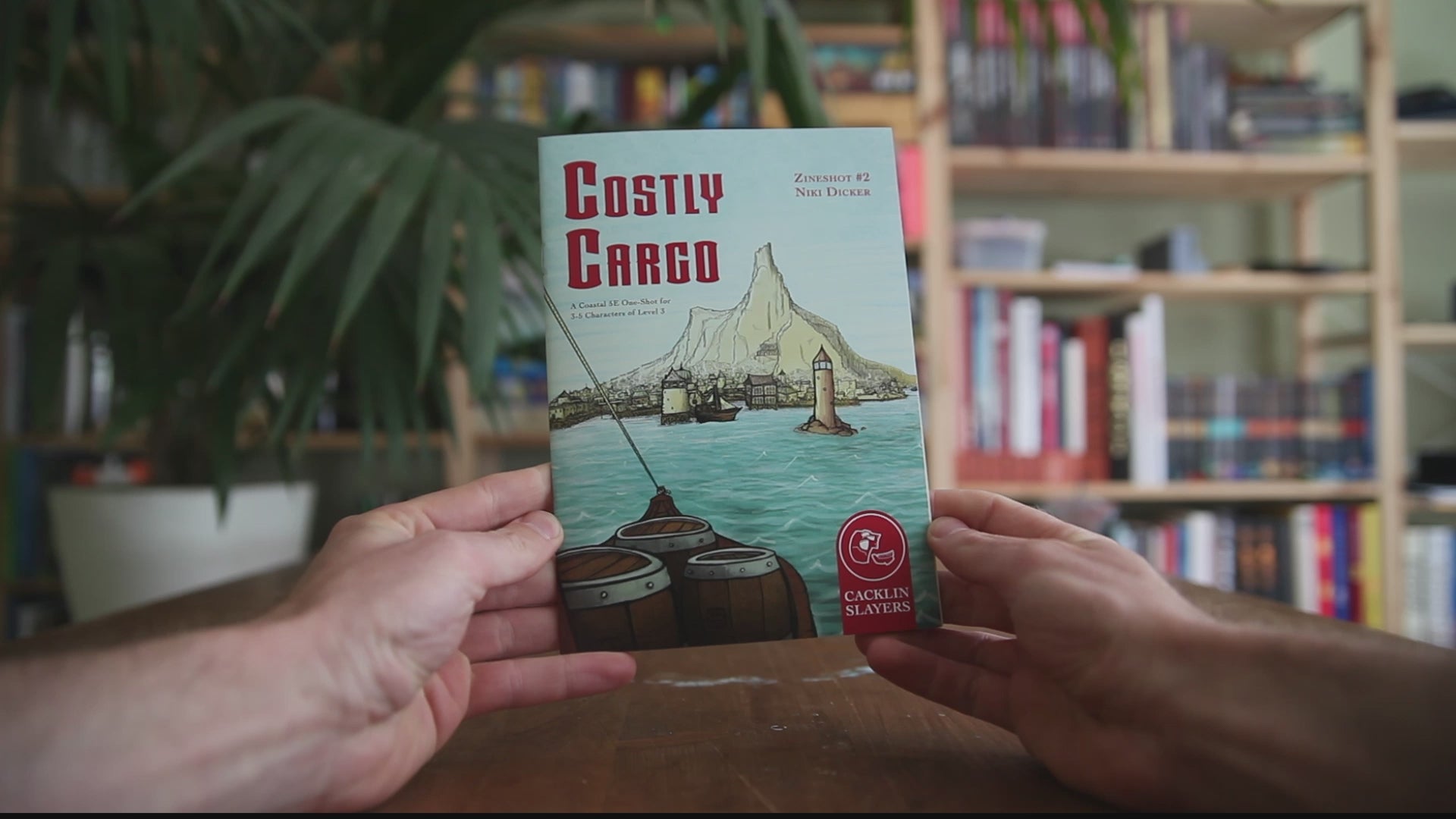 A flip-through video of the physical zine-version of Costly Cargo.